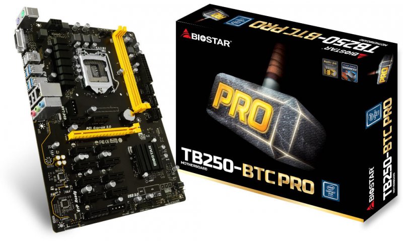 

Материнськая плата Biostar TB250­BTC PRO (TB250­BTC PRO)