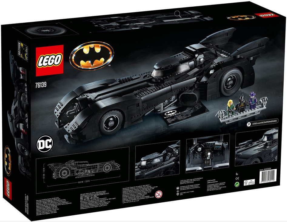 

Конструктор LEGO Super Heroes 1989 Batmobile 3306 деталей (76139)