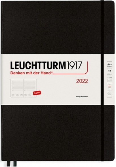 

Щоденник Leuchtturm1917 на 2022 рік А4+ 22,5 х 31,5 см чорний
