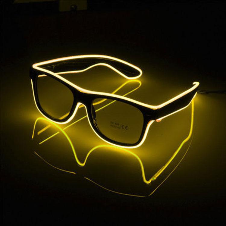 

Очки светодиодные прозрачные El Neon ray yellow неоновые (003SAG 0343)