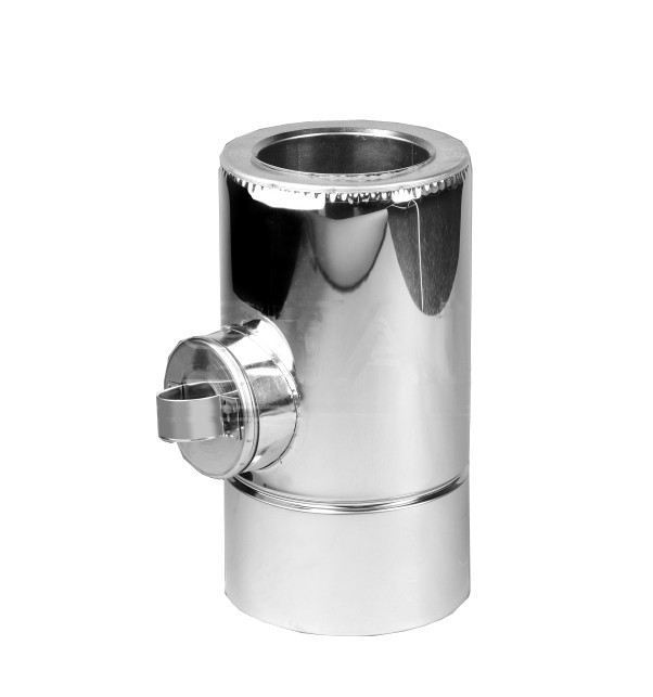 

Ревизия STALAR Термо Ø200/260 нерж/нерж 0.8мм элемент дымохода из нержавеющей стали