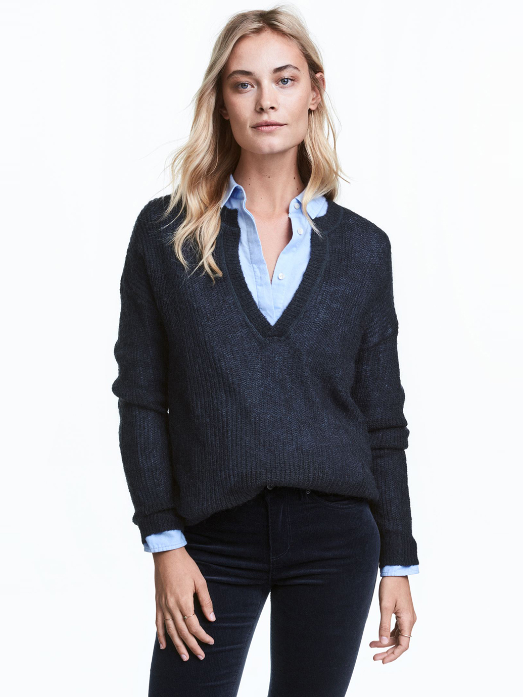 

Пулловер H&M 7965086  Темно-синий, Пулловер H&M 7965086 XS Темно-синий