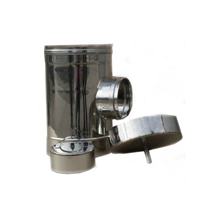 

Ревизия STALAR из нержавеющей стали Ø400 1мм элемент дымохода