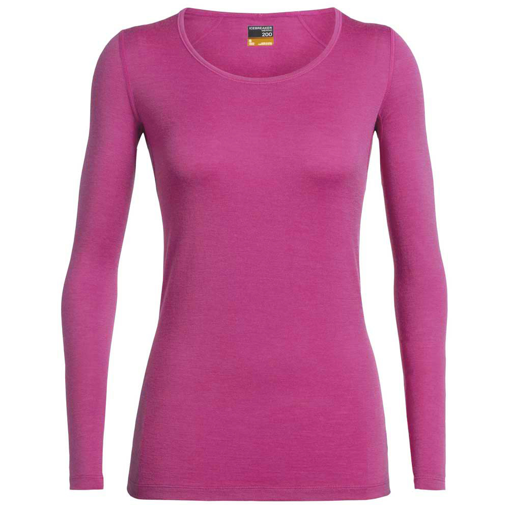 

Термофутболка Icebreaker BF 200 Oasis LS Scoop WMN magenta  (100 517 J78, Термофутболка Icebreaker BF 200 Oasis LS Scoop WMN magenta M (100 517 J78 M)