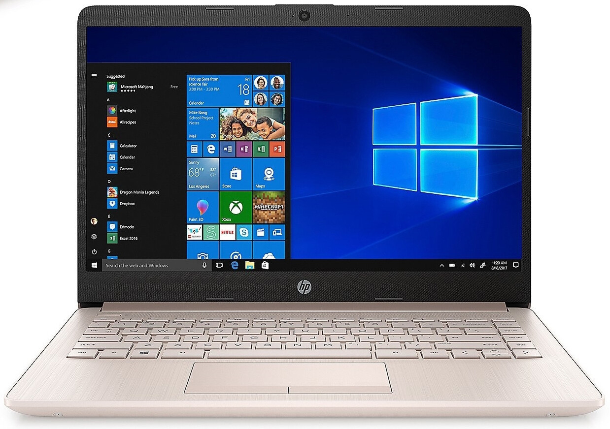 

Ноутбук HP Notebook 14 4/64GB, Pentium 5405U (14-cf1013ds) Pink Gold