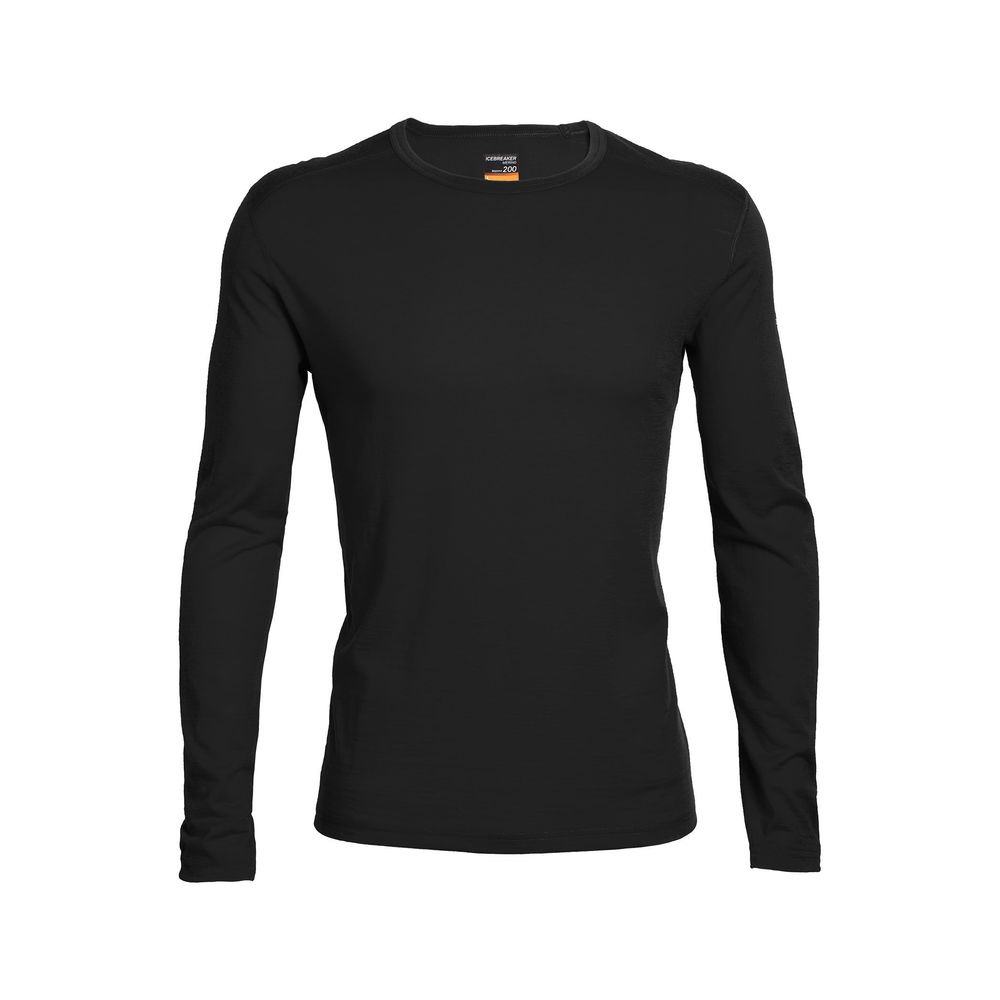 

Термофутболка Icebreaker BF 200 Oasis LS Crewe MEN black  (100 476 001, Термофутболка Icebreaker BF 200 Oasis LS Crewe MEN black S (100 476 001 S)