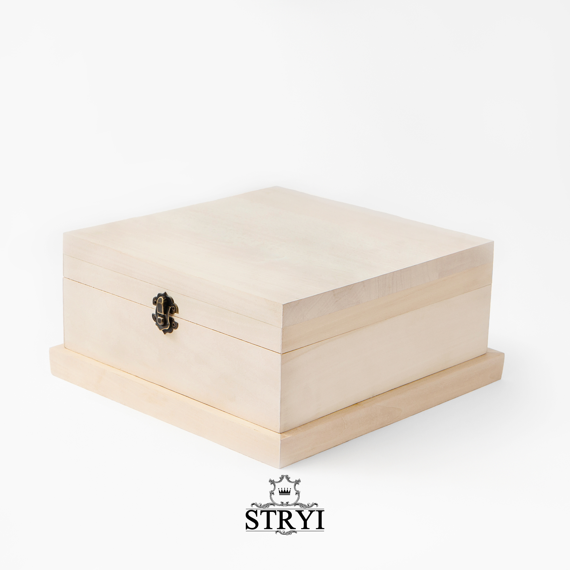 

Липовая заготовка шкатулки STRYI для резьбы, 24x24см, JB-03