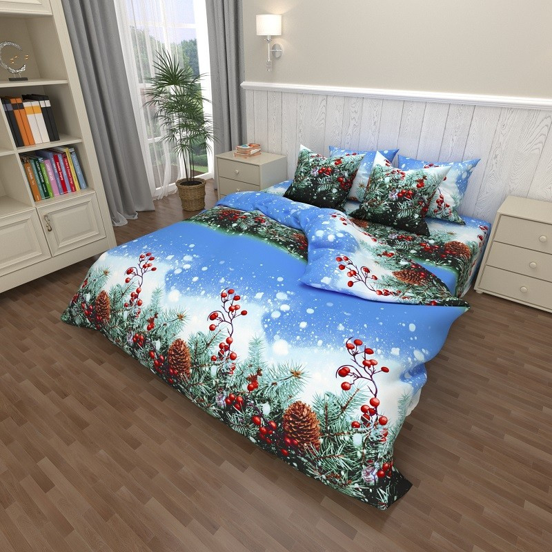 

Комплект постельного белья Krispol двуспальный GOLD LUX 180*220(420.157566.2)