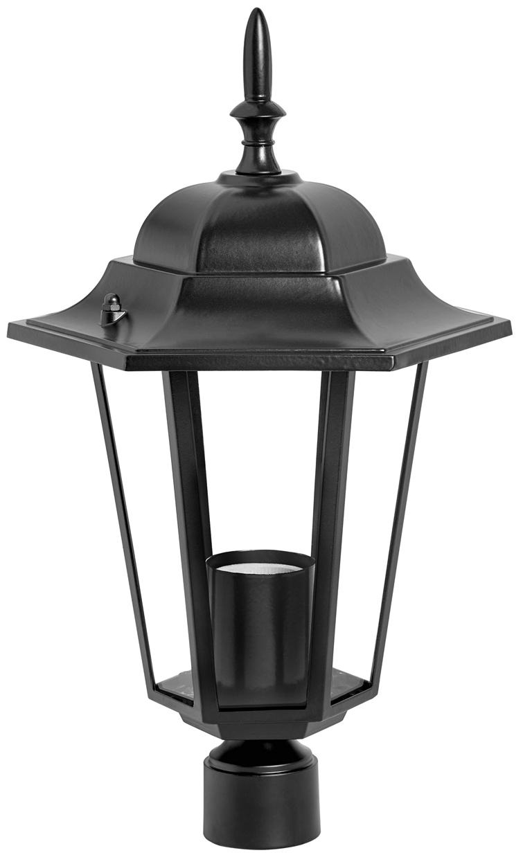 

Уличный светильник Delux PALACE A003 60W E27 черный (90015849)