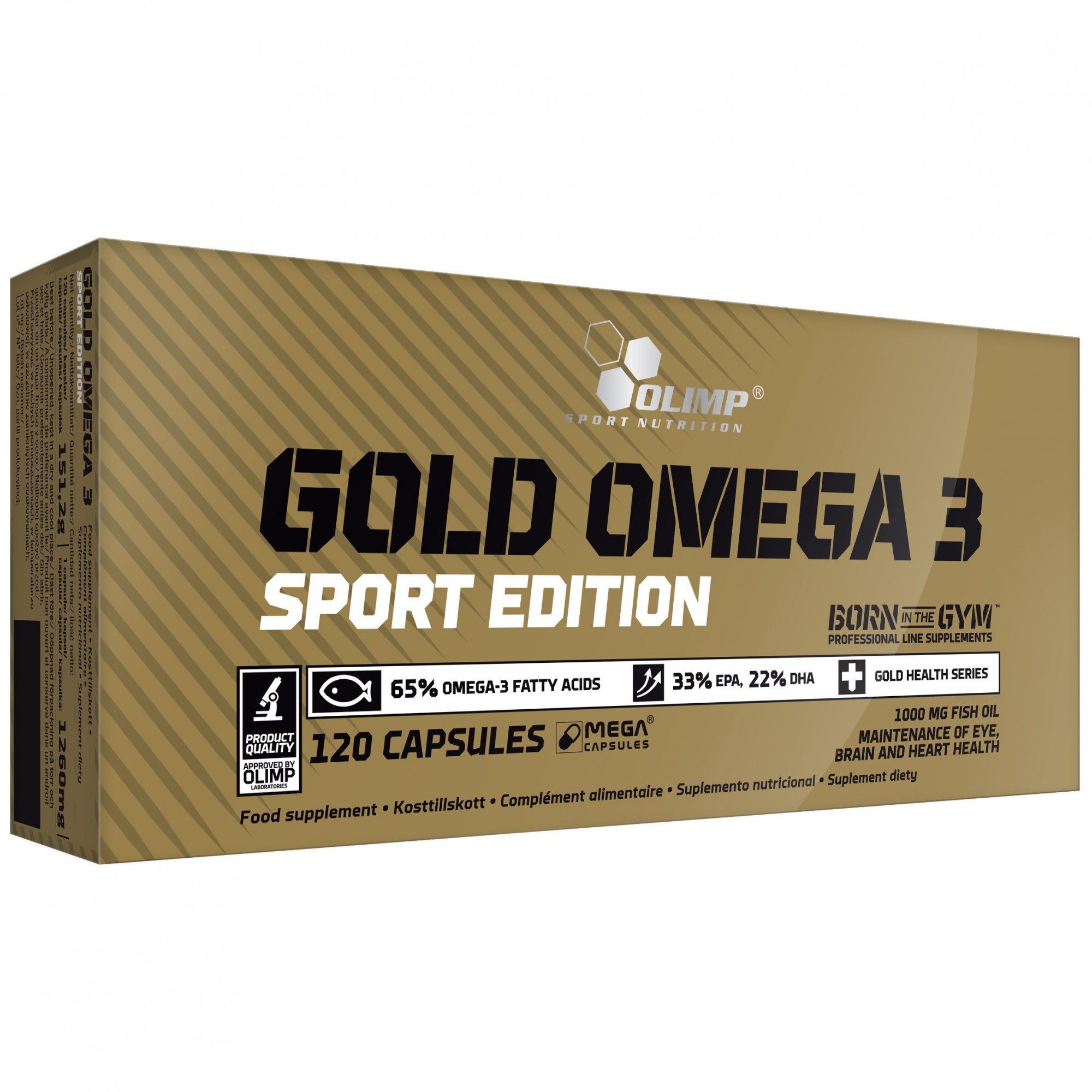 

Жирные кислоты Olimp Gold Omega 3 Sport Edition 120 капсул