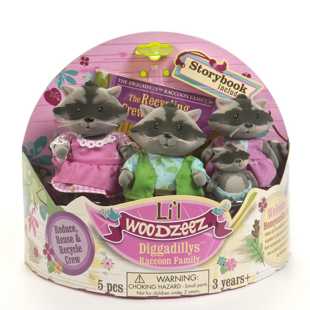 

Фигурка Li'l Woodzeez Семья Енотов (6004M)