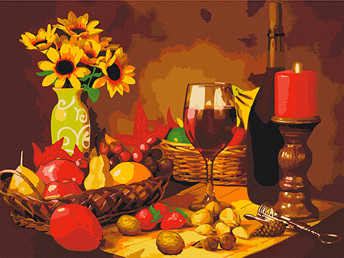 

Картина по номерам Art Craft Фруктовый ужин 40х50 см 12139-AC