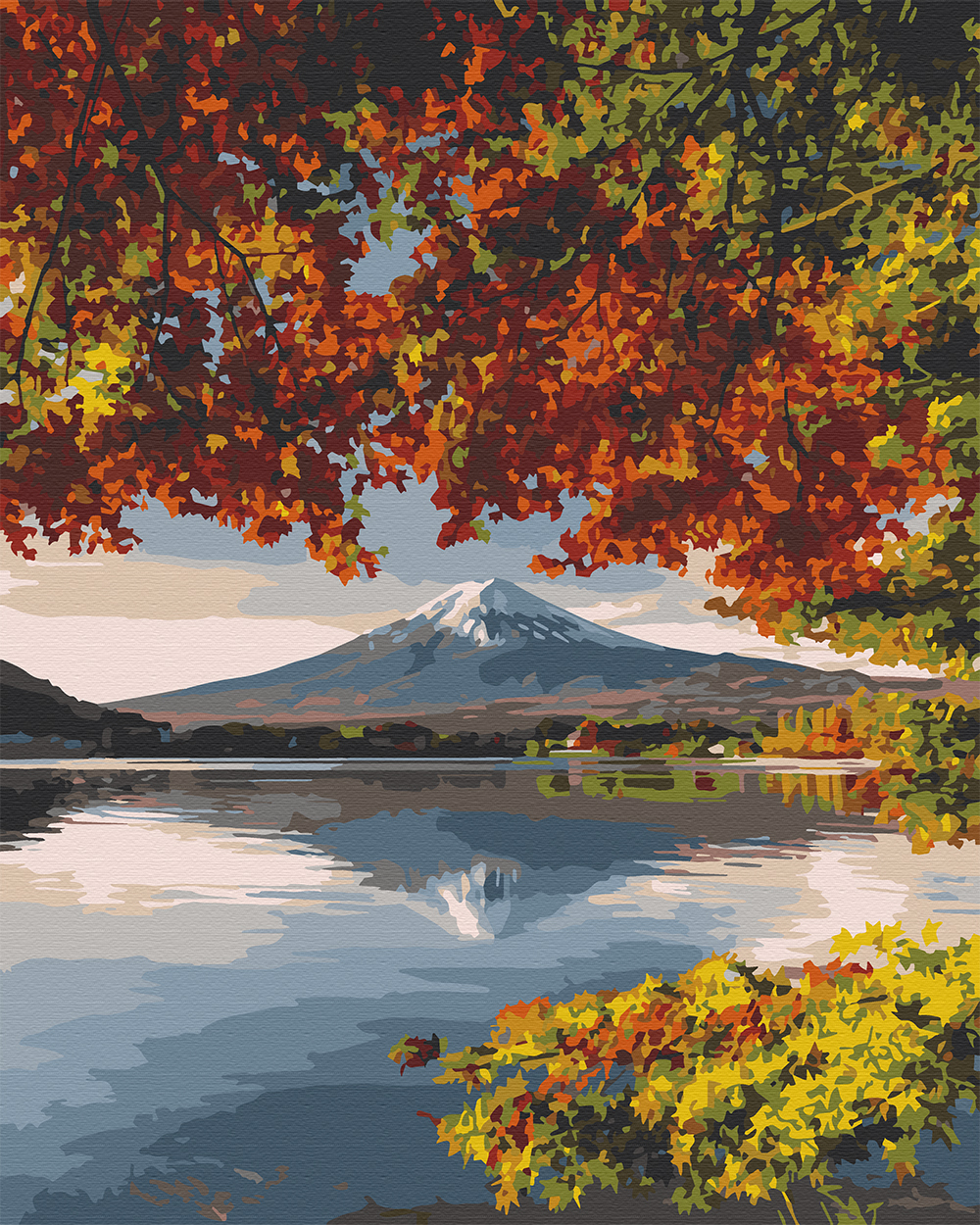 

Картина по номерам Art Craft Фудзияма осенью 40х50 см 10574-AC