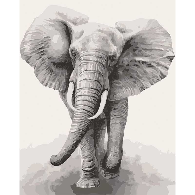

Картина по номерам Art Craft Африканский слон 40х50 см 11629-AC