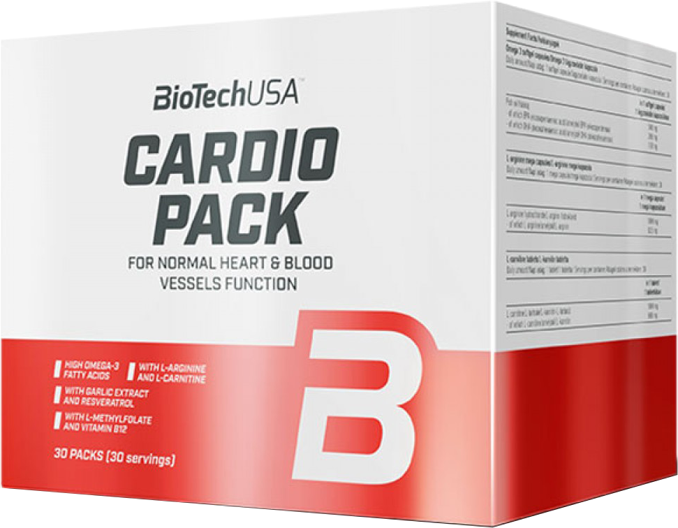

Витамины и минералы Biotech Cardio Pack 30 пакетиков (5999076239580)