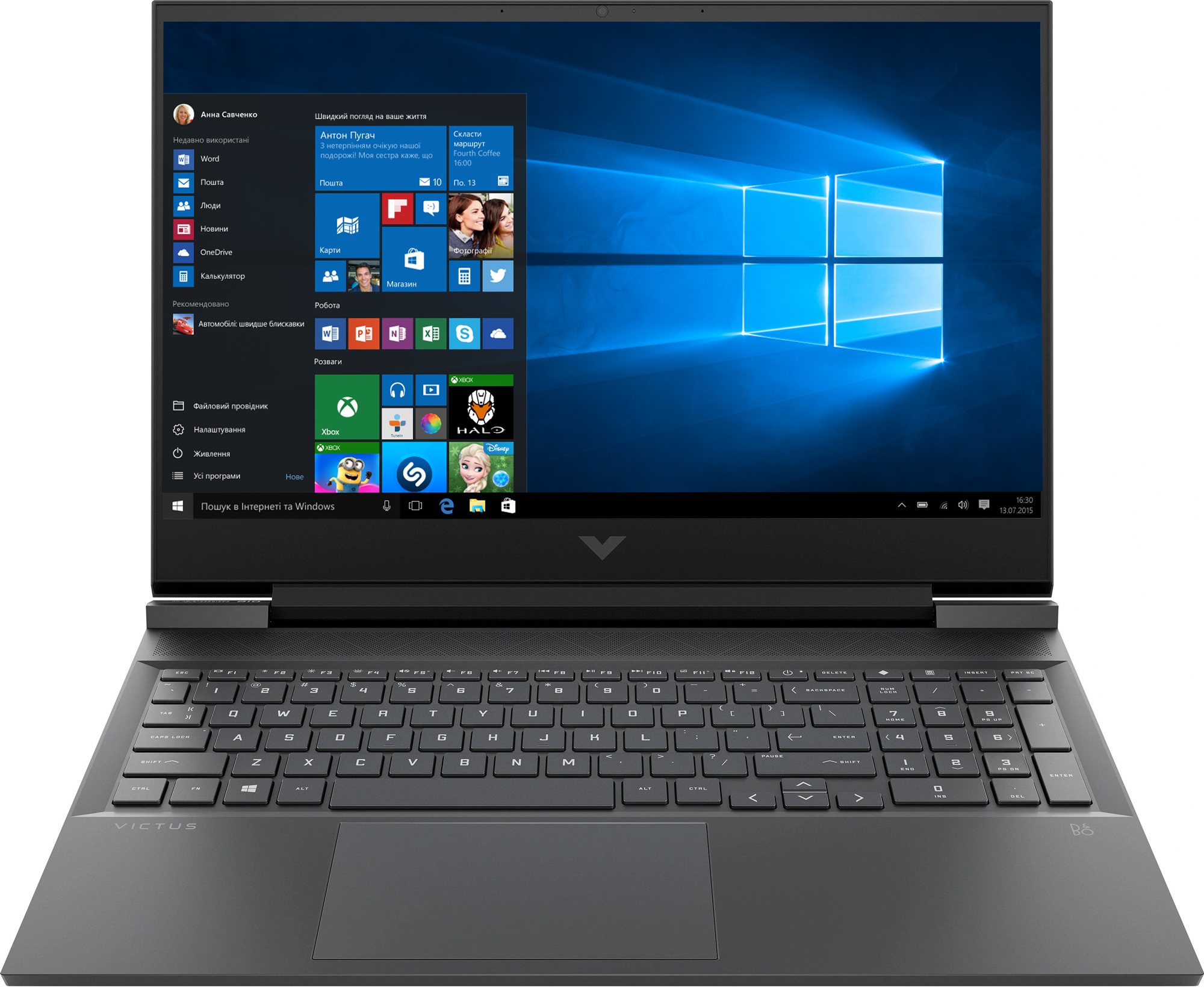 

Ноутбук HP Victus 16-e0005ua Black