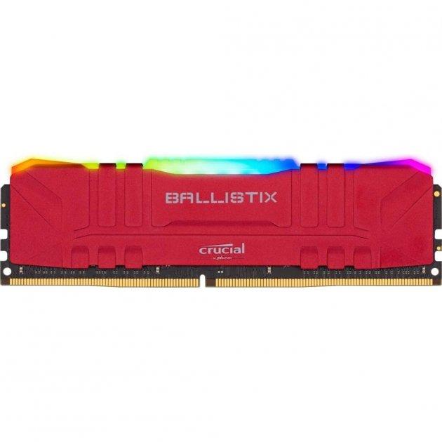 

Модуль памяти Crucial DRAM Ballsitix Red 16GB DDR4 3000MT/s CL15 Unbuffered DIMM 288p (BL16G30C15U4R)