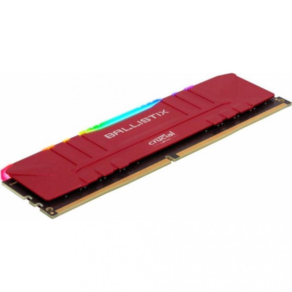 

Модуль памяти Crucial DRAM Ballistix Red RGB 16GB DDR4 3000MT/s CL15 Unbuffered DIMM (BL16G30C15U4RL)