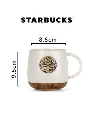 

Керамическая чашка Starbucks Русалка белая