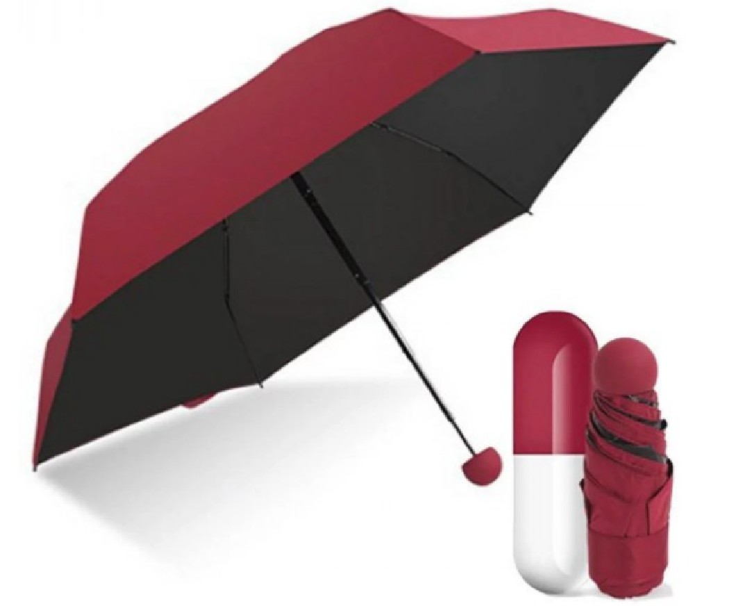 

Мини-Зонт в Капсуле Сapsule Umbrella mini Бордовый