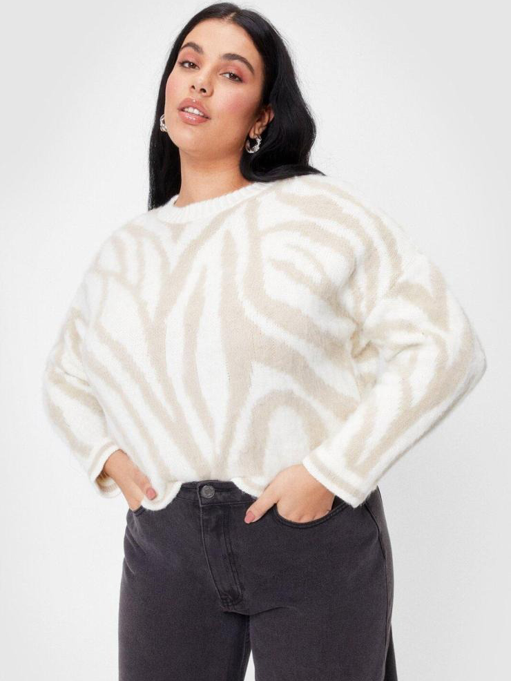 

Джемпер Boohoo Nasty Gal bh0330026 50 Белый