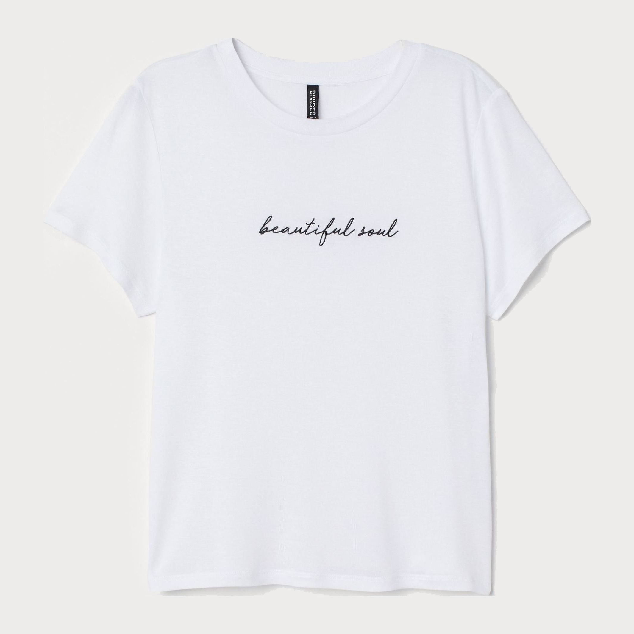 

Футболка H&M 6982739 L Белая Beautiful Soul