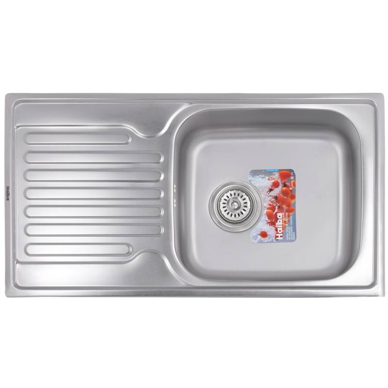 

Мойка кухонная HAIBA 78x43 (satin) (HB0566)