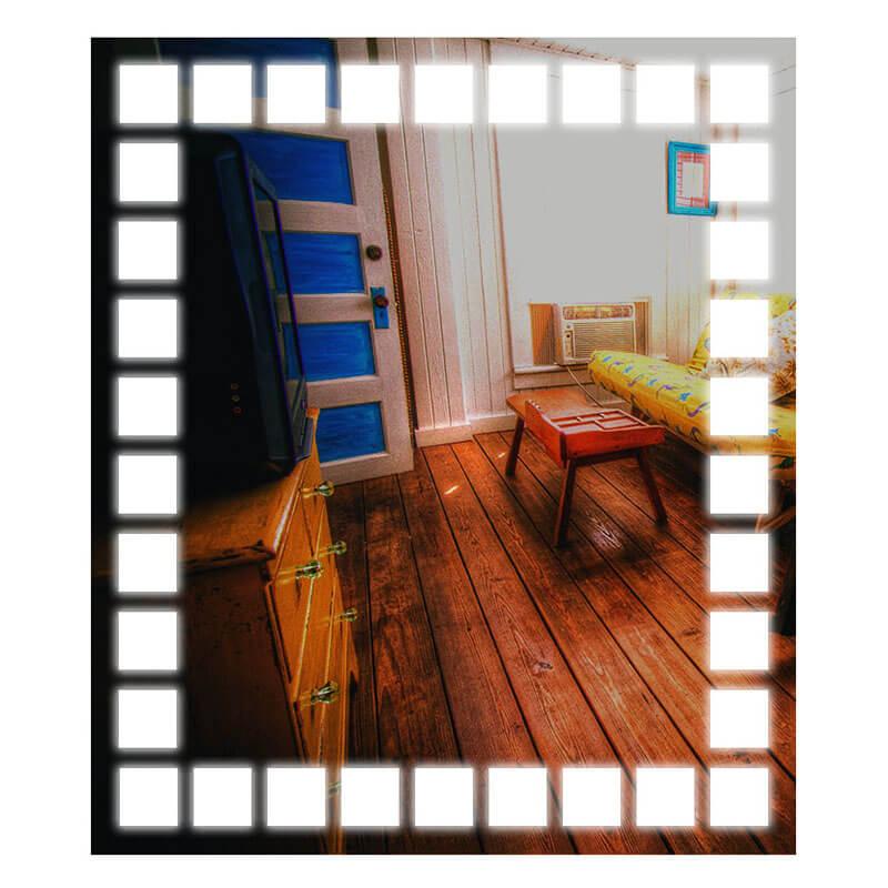 

Зеркало SmartWorld Vesta серия Lite в ванную с подсветкой прямоугольное 90x50x3см. (Lite-Vesta-50x90)