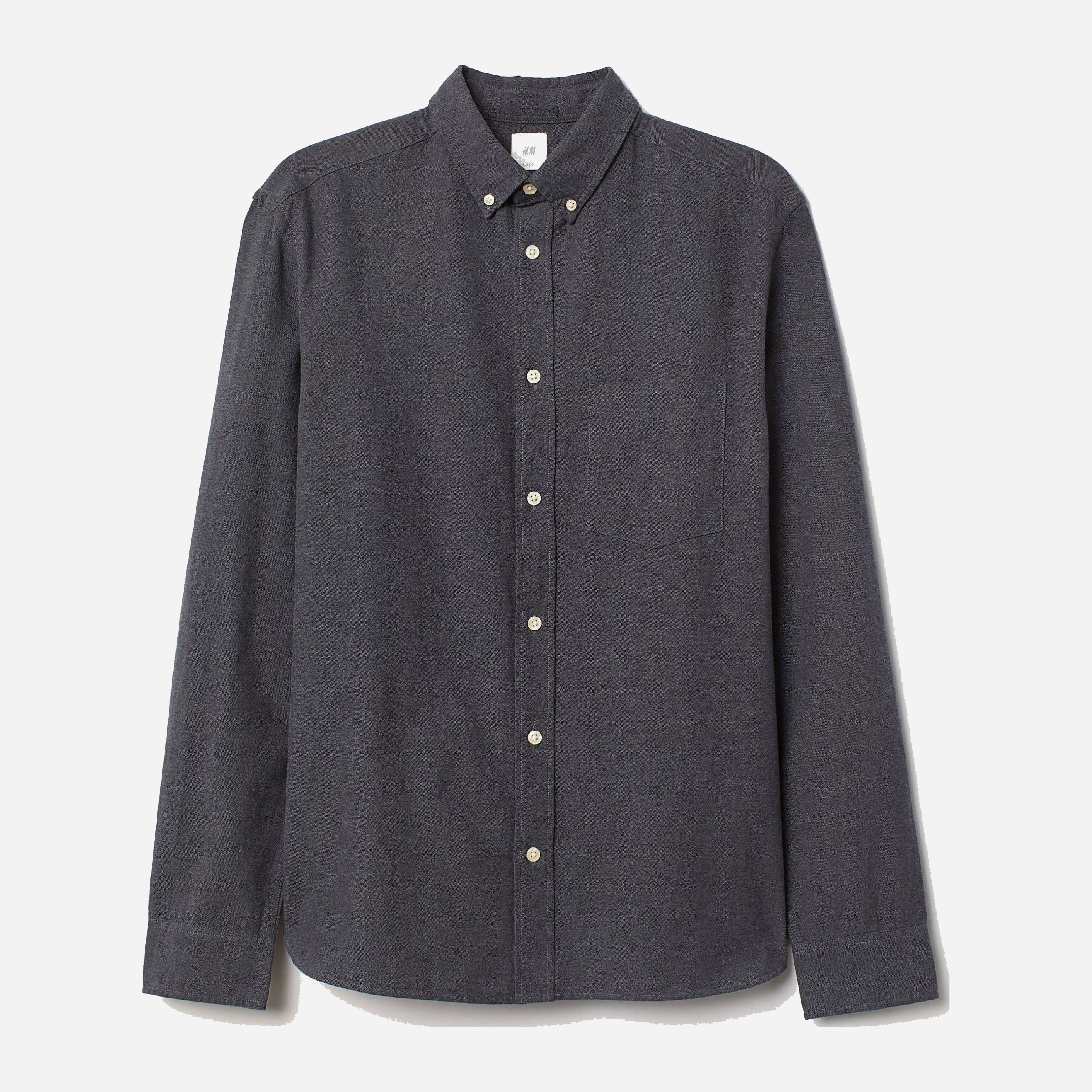 

Рубашка H&M 6340130 S Темно-серая