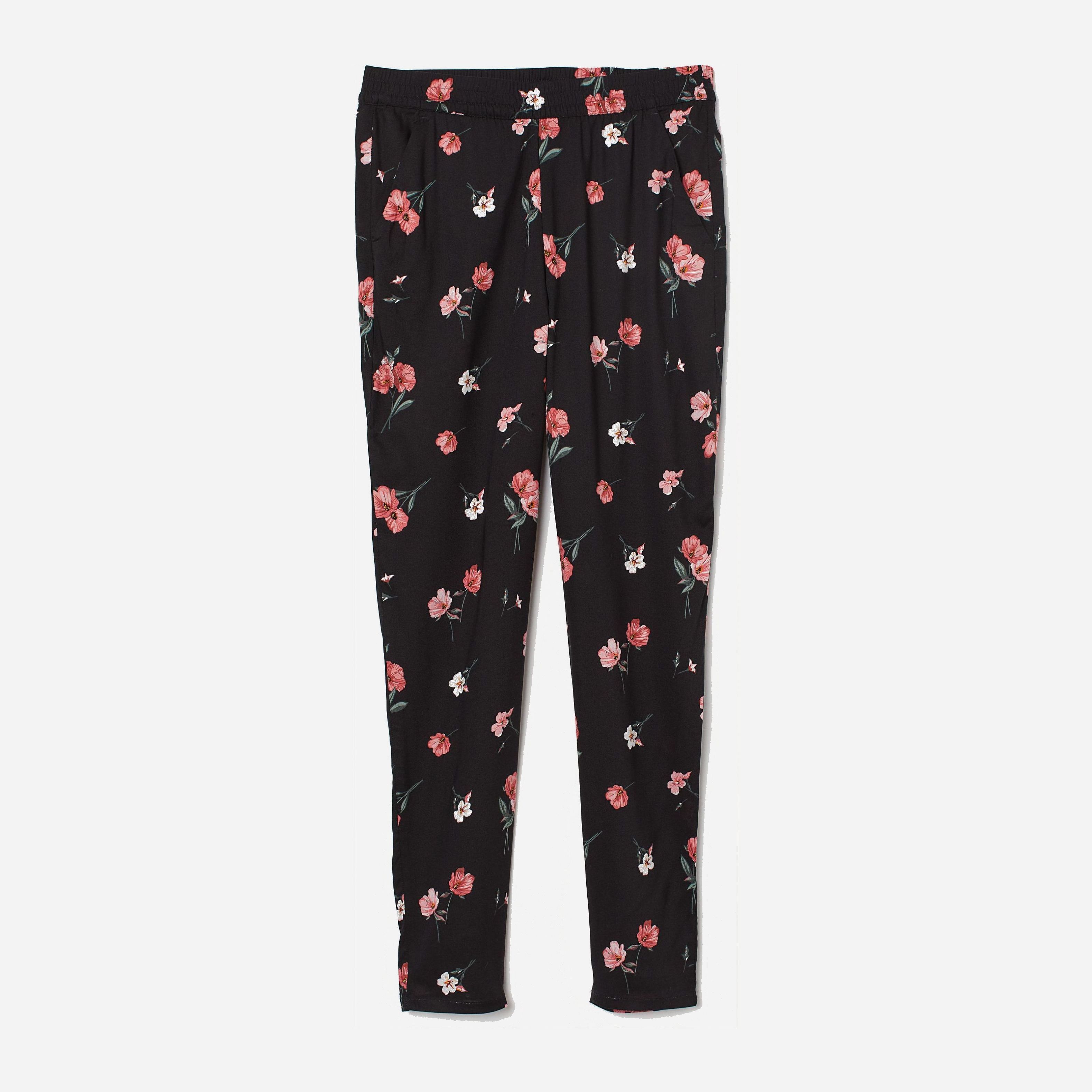 

Брюки H&M 5544779 32 Черные с розовым