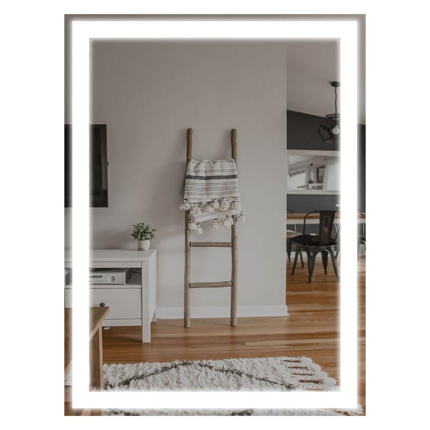 

Зеркало в ванную SmartWorld Lantana серия Lite с подсветкой LED прямоугольное 130x80x3см. (Lite-Lantana-80x130)