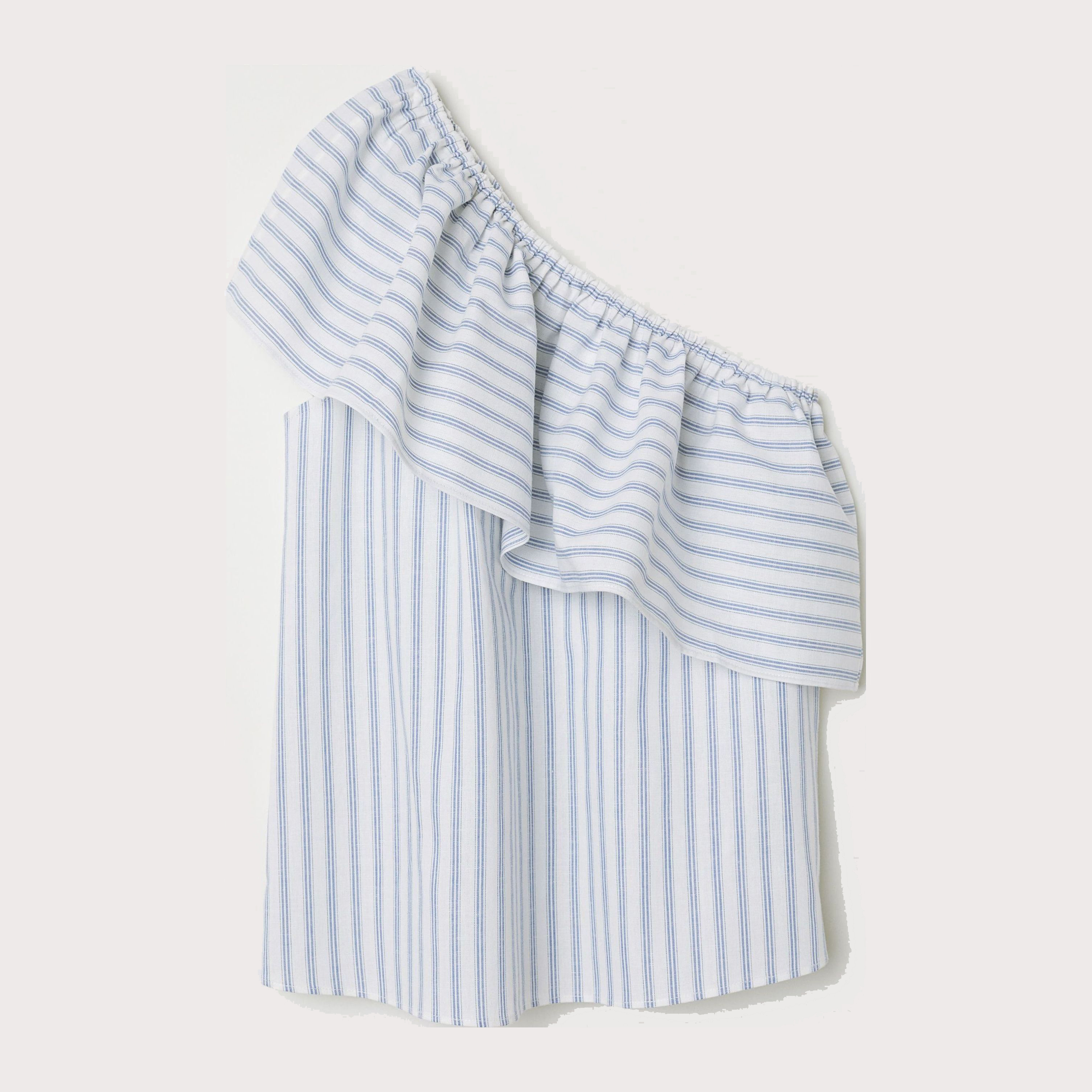 

Топ H&M 6595208 32 Белый с синим