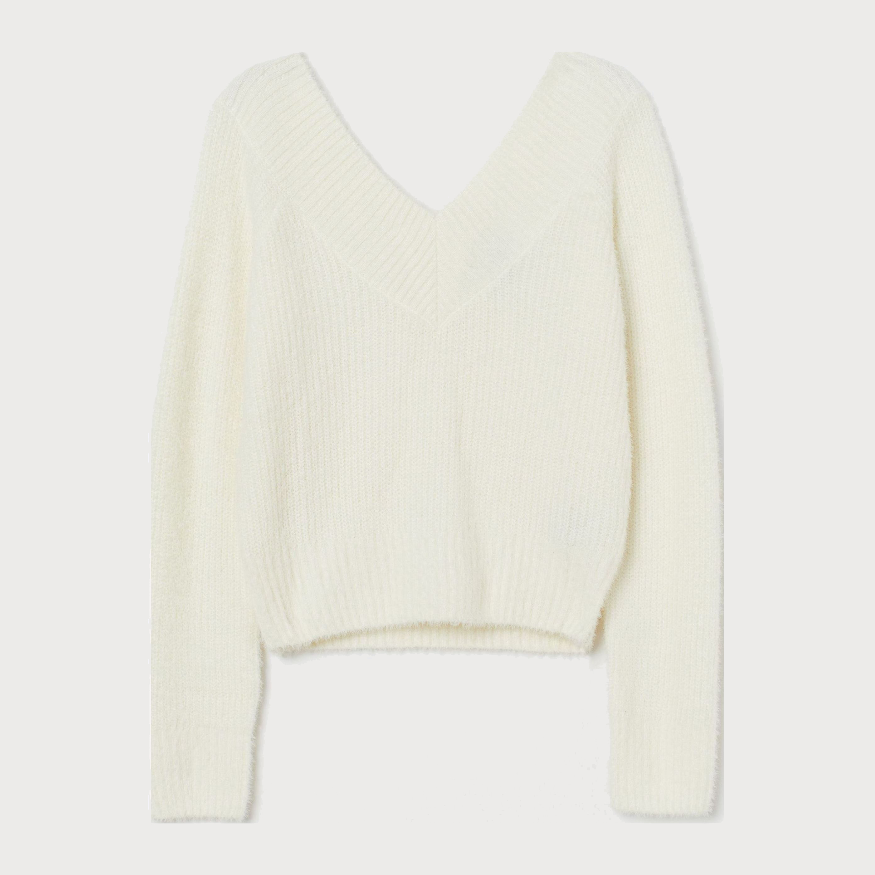 

Пуловер H&M 7707032 M Белый