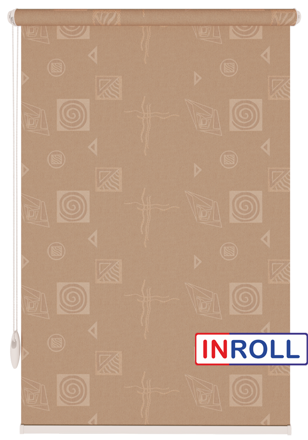 

Ролета тканевая INROLL Есо-Mini 130х165 см Ikea Маккофе 2085
