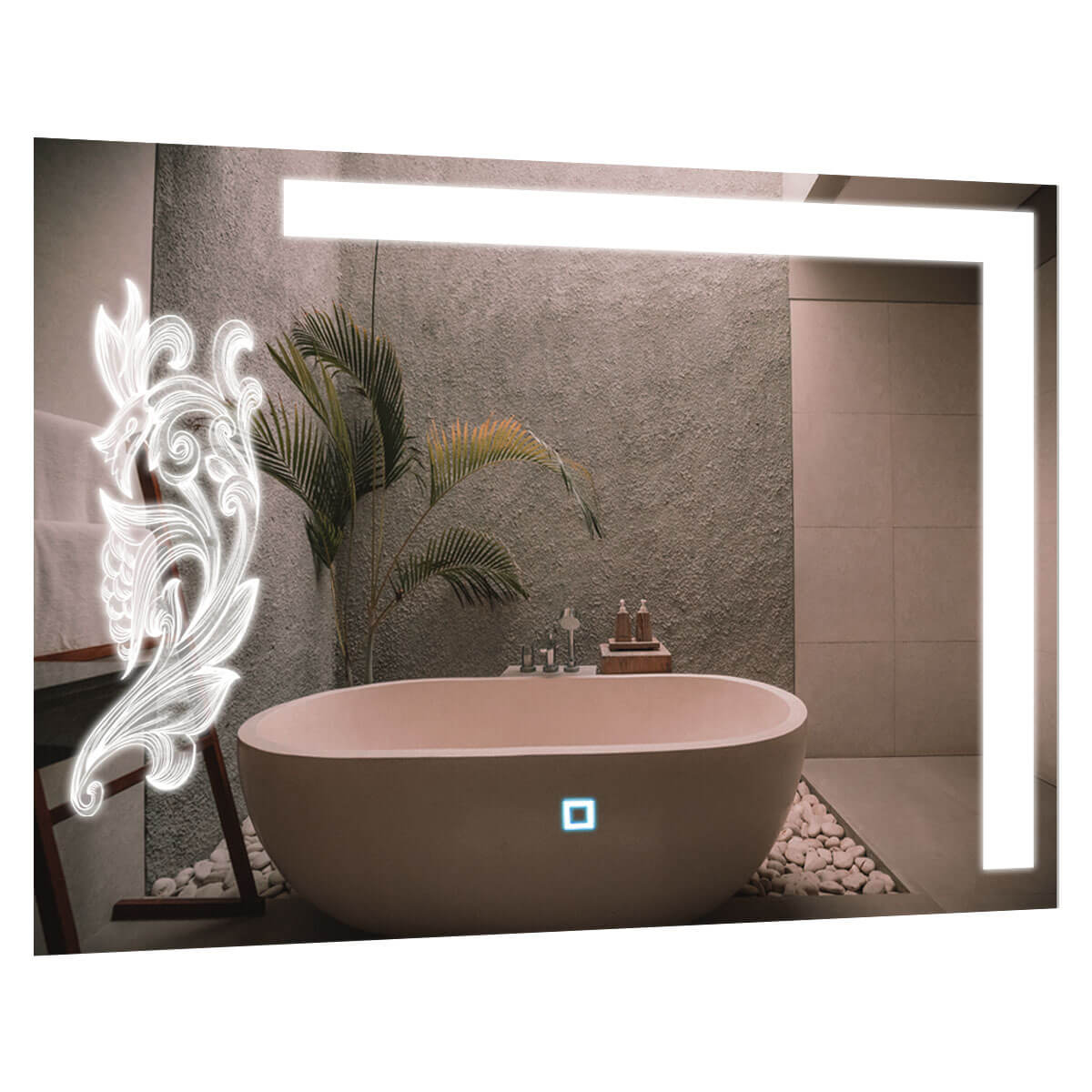 

Зеркало SmartWorld Adagio серия Smart с подсветкой LED прямоугольное 170x130x3см. (Adagio-Smart-170x130)