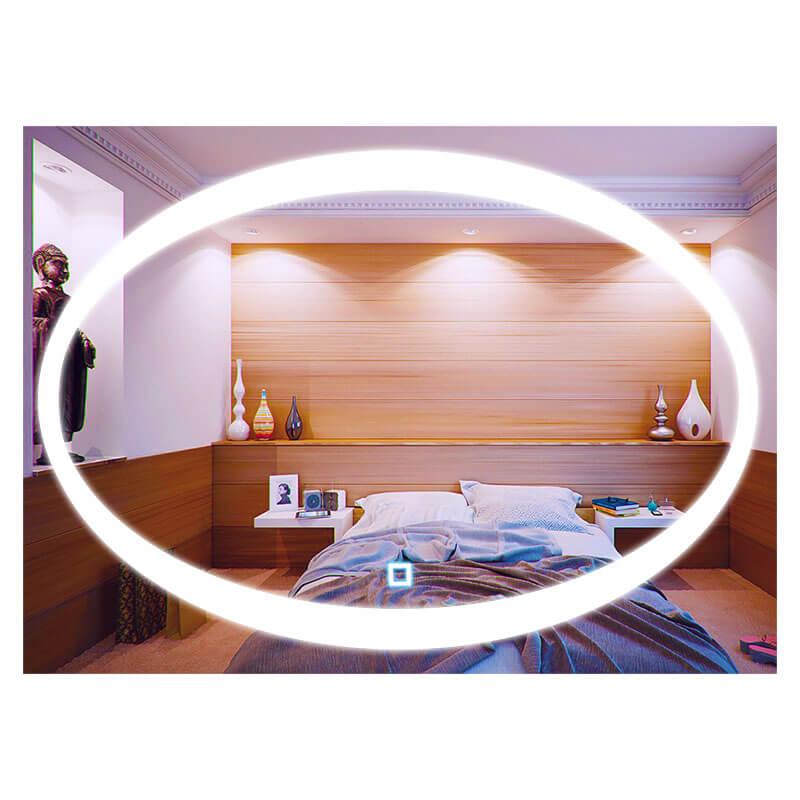 

Зеркало в ванную SmartWorld Bakara серия Smart с подсветкой LED прямоугольное 140x100x3см. (Smart-Bakara-100x140)