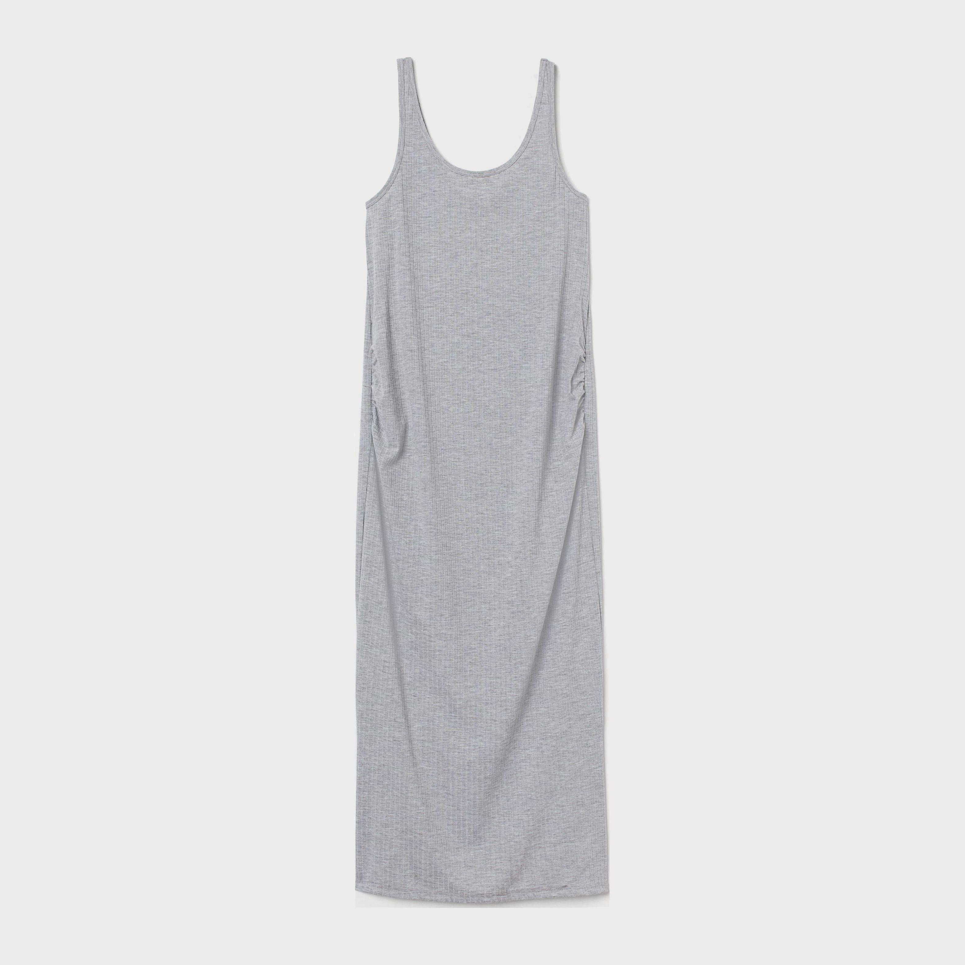 

Платье H&M 7084851 XS Светло-серый меланж