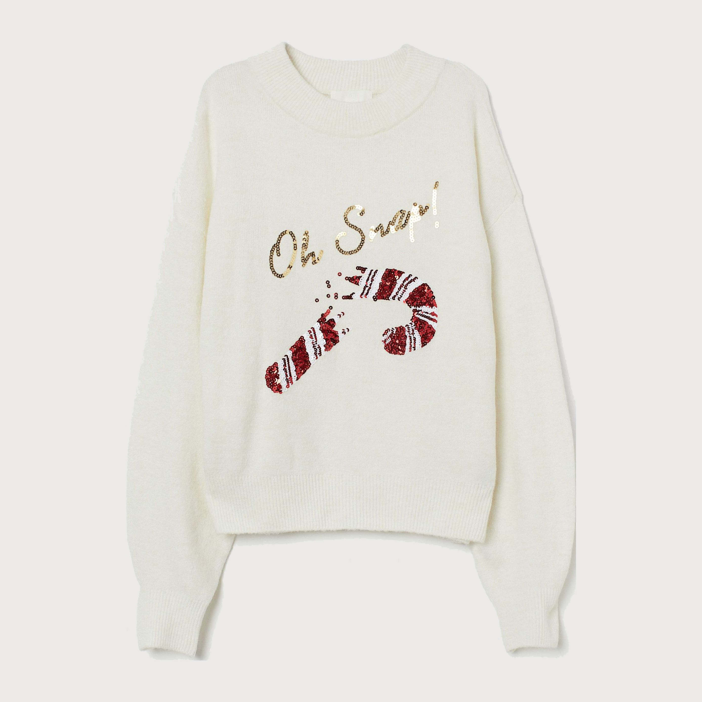 

Джемпер H&M 8123200 S Белый Oh Snap