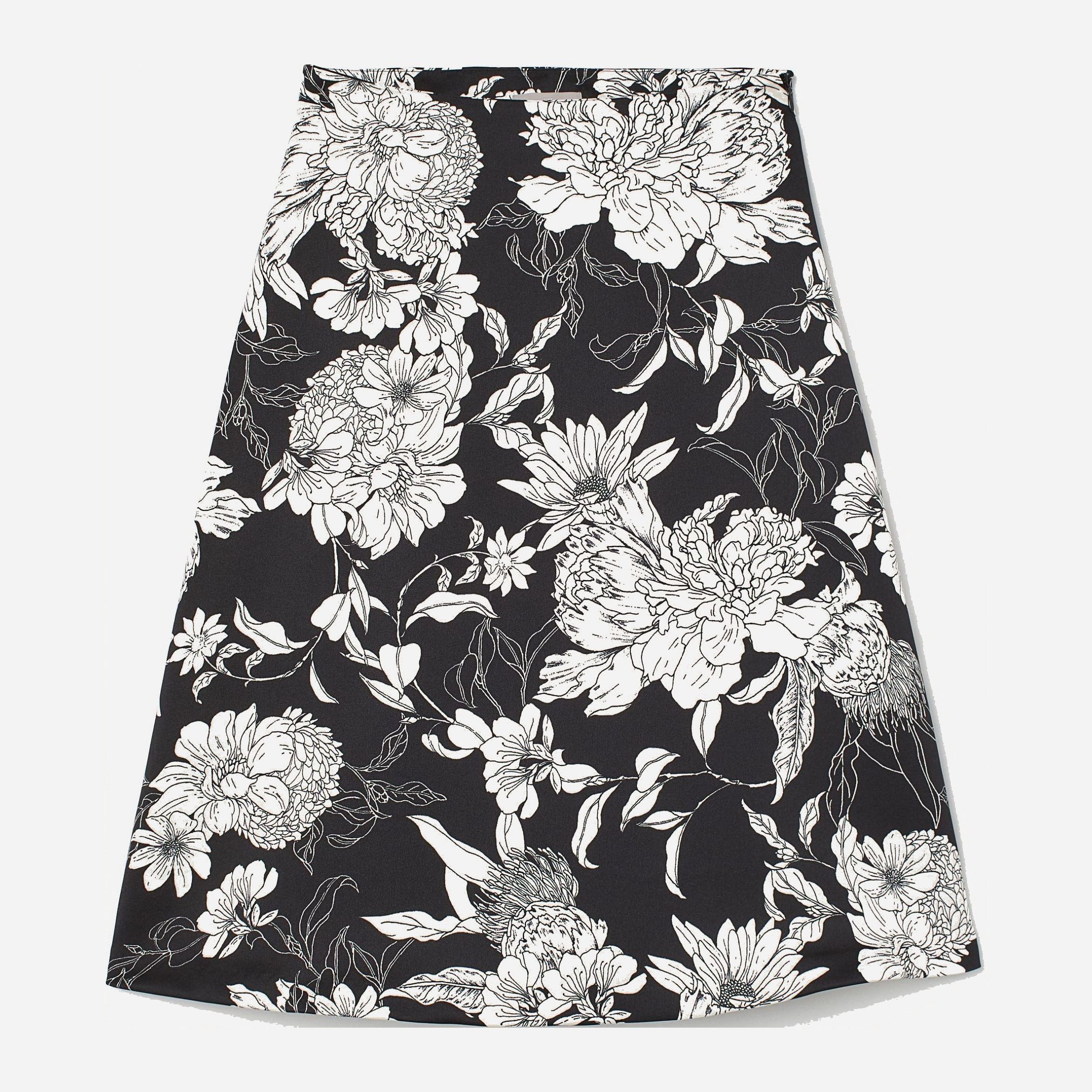 

Юбка H&M 8502811 42 Черная с белым