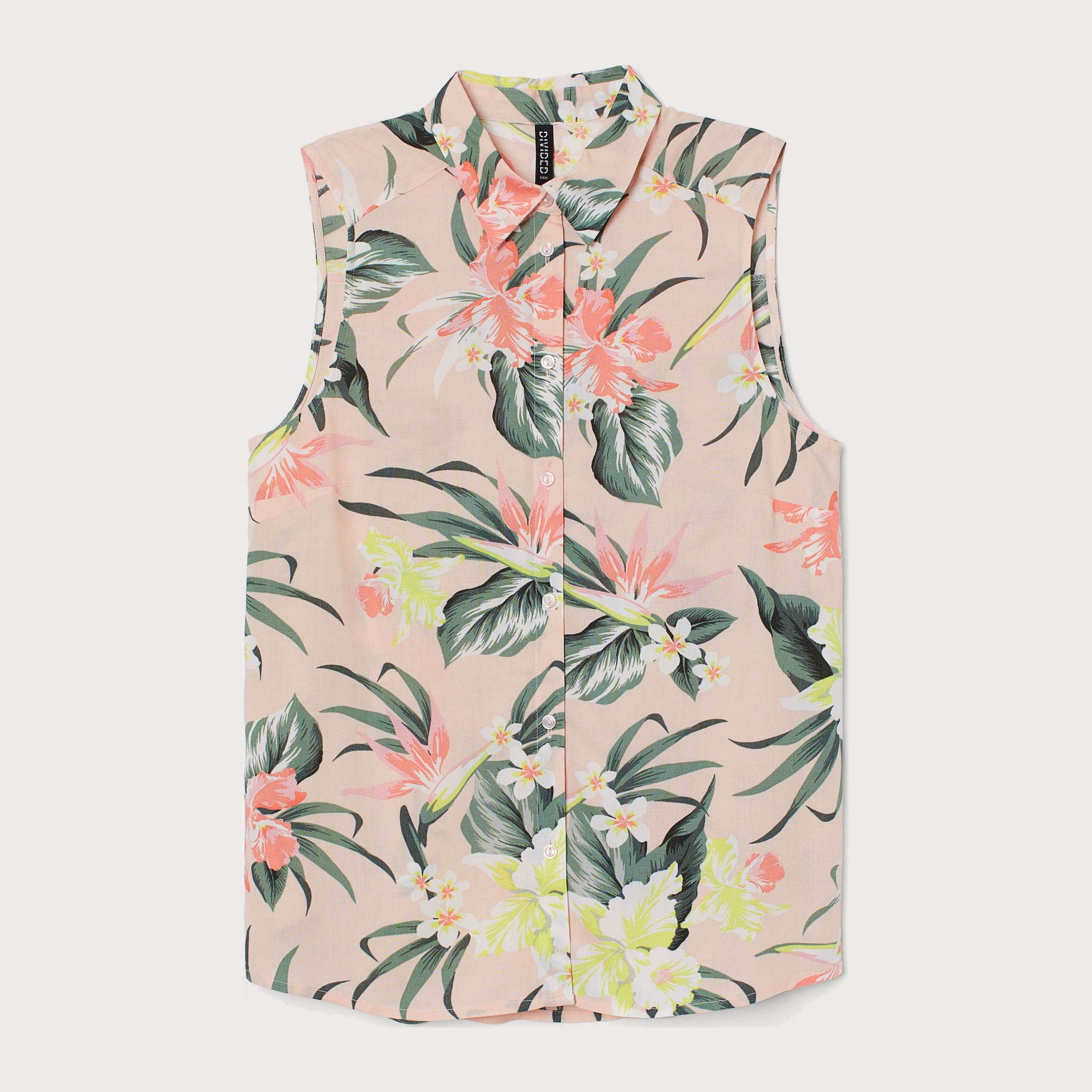 

Блузка H&M 8574271 42 Абрикосовая с розовым