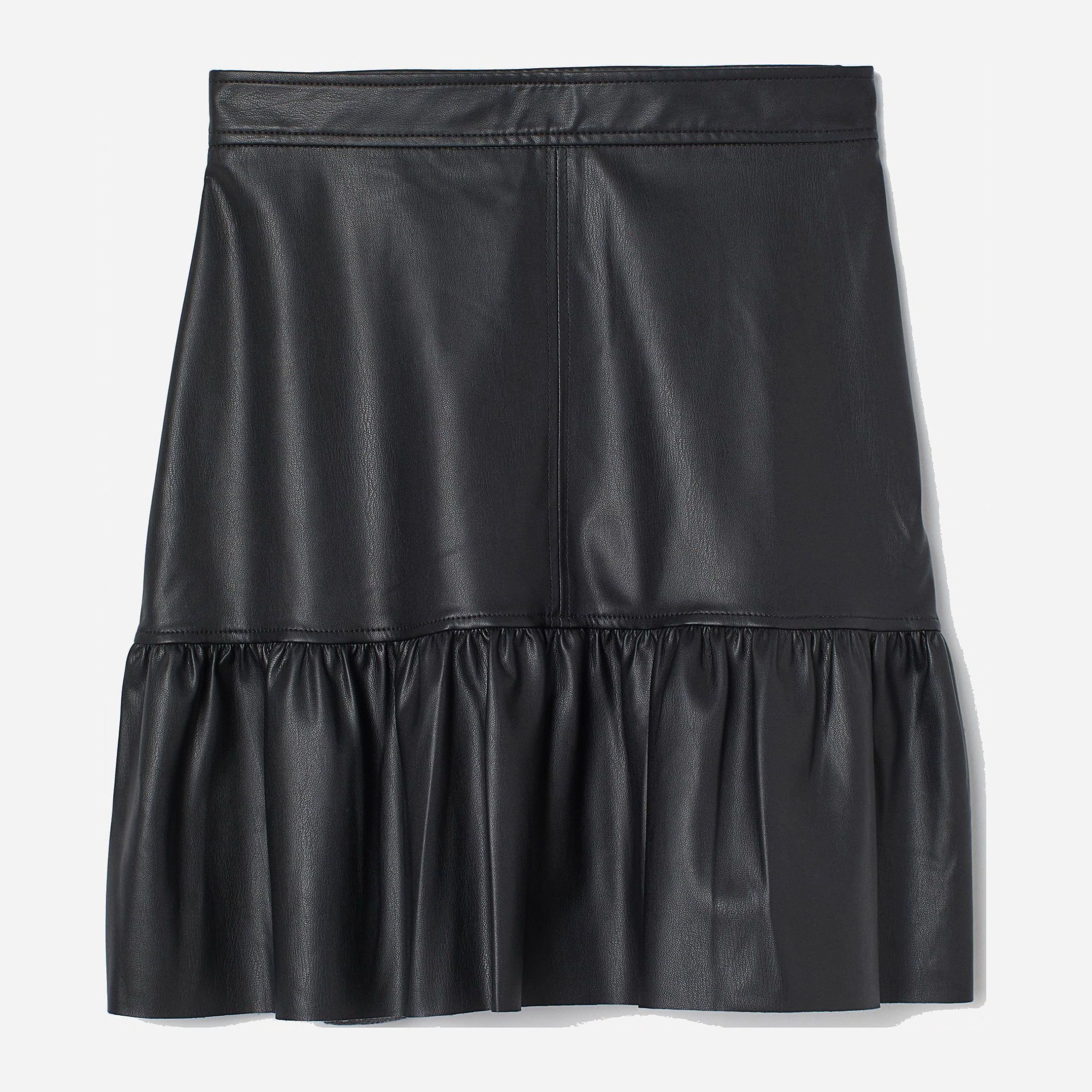 

Юбка из искусственной кожи H&M 9130332 44 Черная
