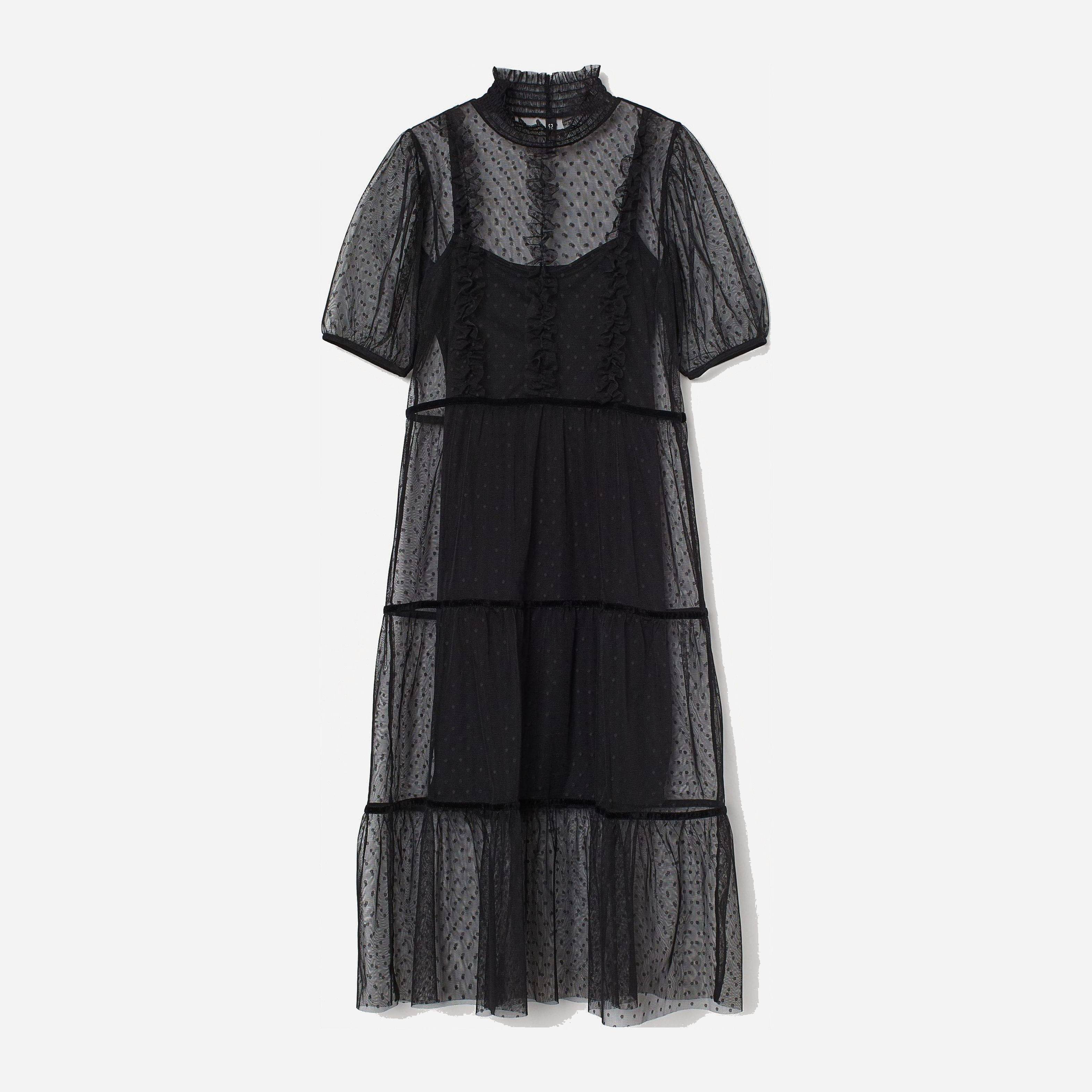 

Платье H&M 9495872 XXS Черное