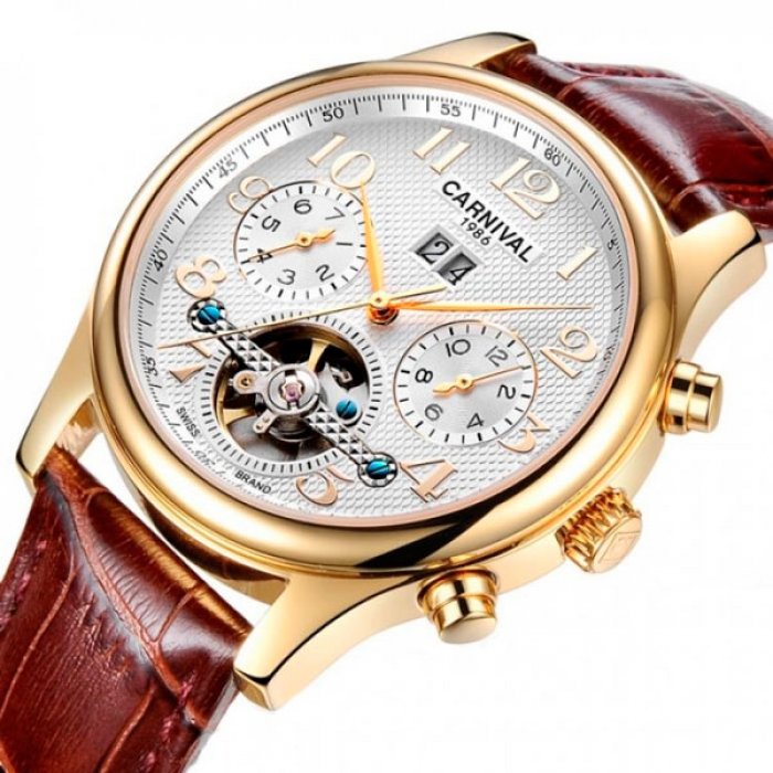 

Мужские часы Carnival Swiss Brown