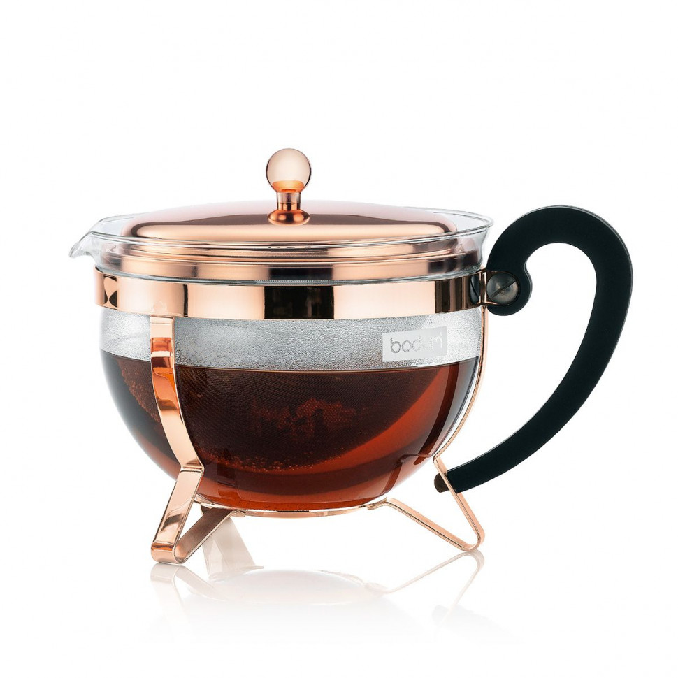 

Чайник с крышкой из боросиликатного стекла Bodum Chambord 1.3 л (1.3 л)
