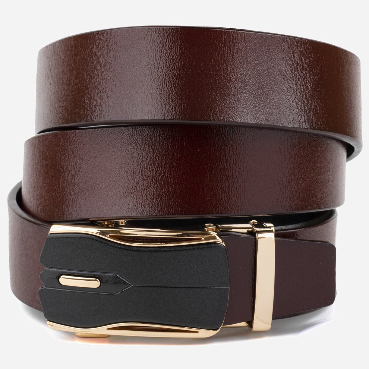 

Мужской ремень кожаный Vintage leather-20325 115 см Коричневый