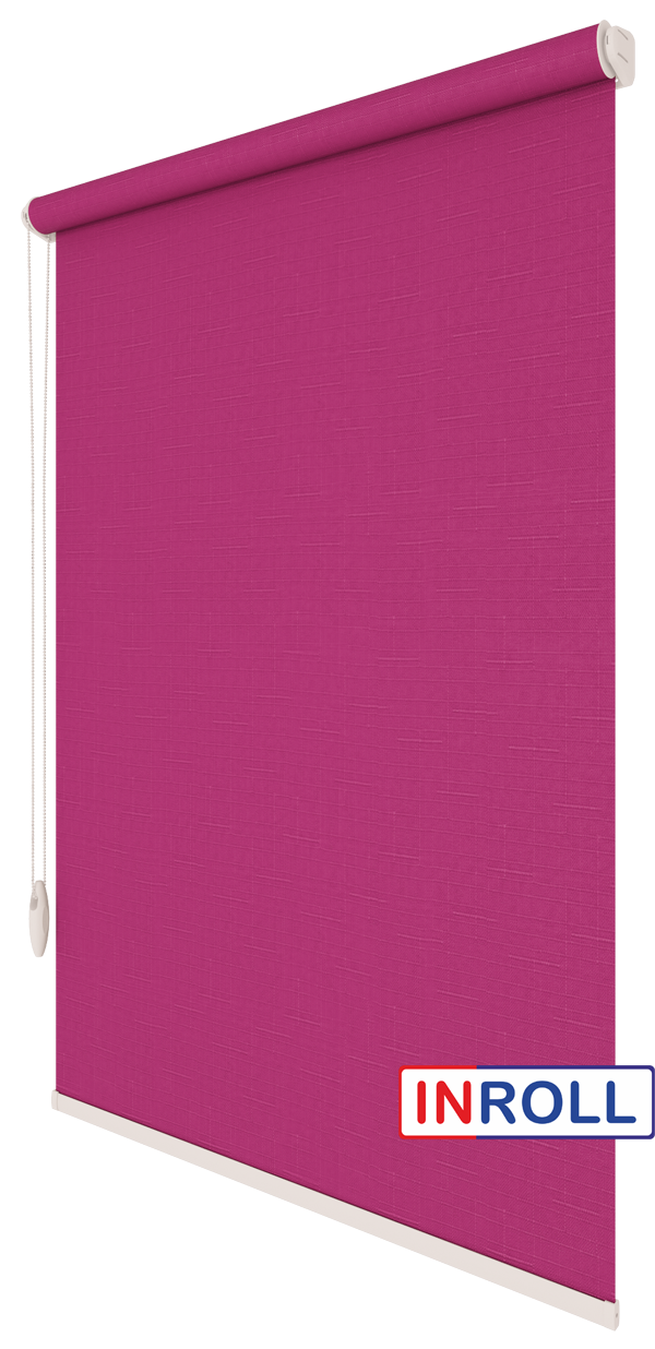 

Ролета тканевая INROLL Есо-Standart 172,5х165 см Len Фуксия 7435