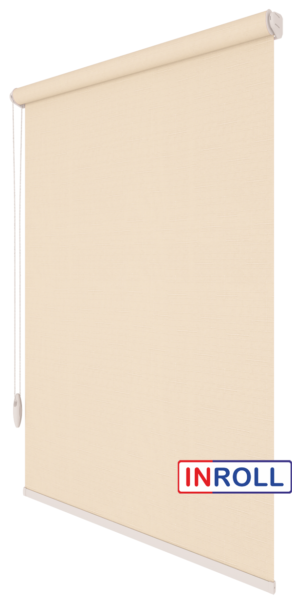 

Ролета тканевая INROLL Есо-Standart 200х165 см Len Кремово-розовый 2070