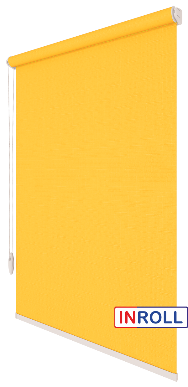 

Ролета тканевая INROLL Есо-Standart 192,5х165 см Len Желтый 858