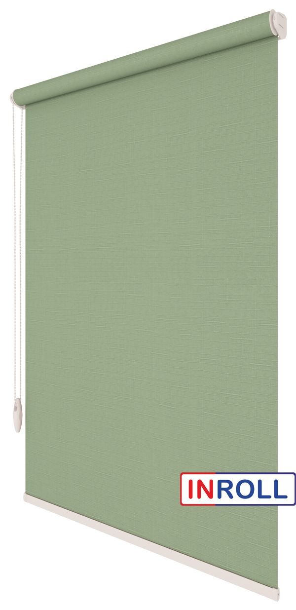 

Ролета тканевая INROLL Есо-Standart 147,5х165 см Len Оливковый 2098