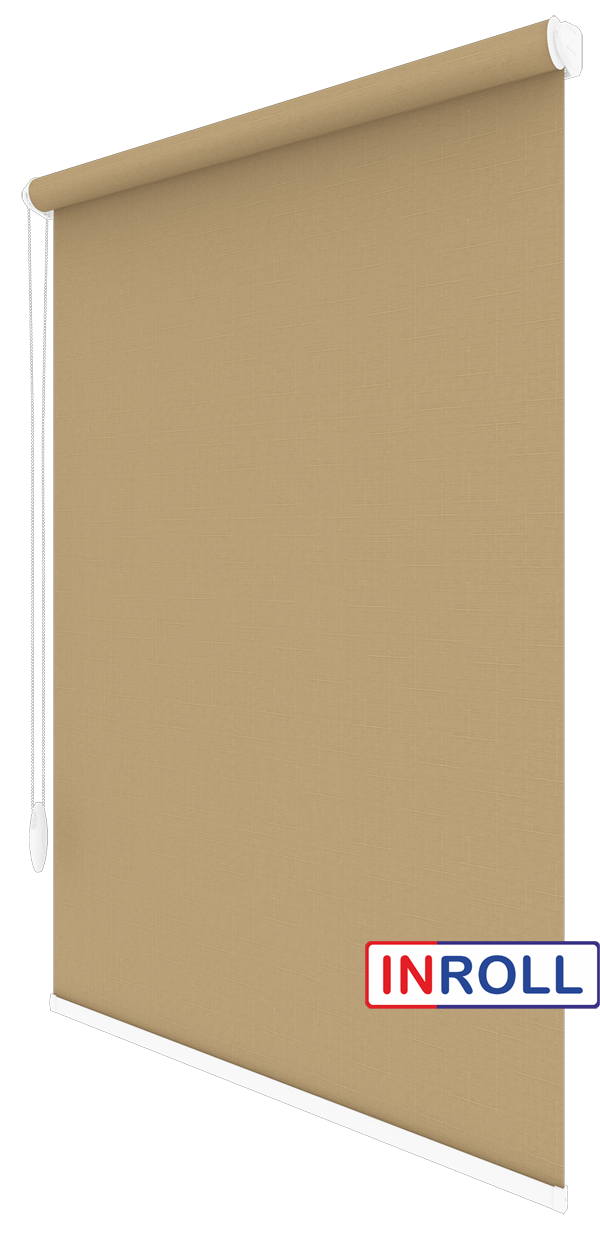 

Ролета тканевая INROLL Есо-Standart 195х165 см Len Бежевый 881
